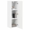 vidaXL Mobile TV da parete Bianco 30 x 31 x 100 cm Legno multistrato