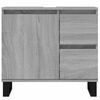 vidaXL Armadietto Bagno Grigio Sonoma 65x33x60 cm in Legno Multistrato
