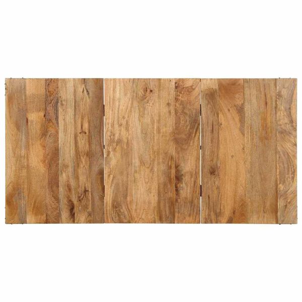 vidaXL Tavolo da Pranzo 160x80x75 cm in Legno Massello di Mango
