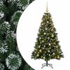 vidaXL Albero di Natale artificiale con palline 120 cm 150 LED