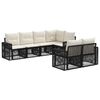 vidaXL Set Divano da Giardino 7 pz 7-Numero di posti