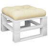 vidaXL Cuscino per Pallet Sabbia 58x58x10 cm in Tessuto