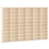 vidaXL Vetrina da collezione in legno con 60 scomparti 60x4,5x40,5cm