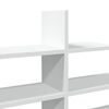 vidaXL Scaffale a Parete Bianco 124,5x18x60,5 cm in Truciolato