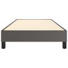 vidaXL Struttura Letto a Rete a Molle Grigio 100x200 cm in Similpelle
