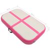 vidaXL Tappetino Ginnastica Gonfiabile con Pompa 60x100x20 cm PVC Rosa