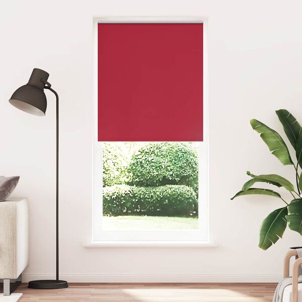 vidaXL Tenda a rullo oscurante buio totale 120 x 230 cm rossa