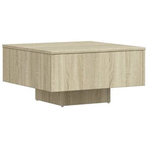 vidaXL Tavolino Salotto Rovere Sonoma 60x60x31,5 cm Legno Multistrato