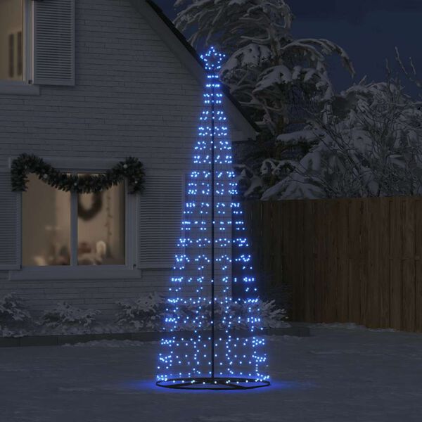 vidaXL Albero di Natale a LED 550 LED Blu 300 cm