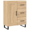 vidaXL Credenza Rovere Sonoma 69,5x34x180 cm in Legno Multistrato