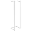 vidaXL Portasciugamani Bianco 25x20x95 cm in Acciaio