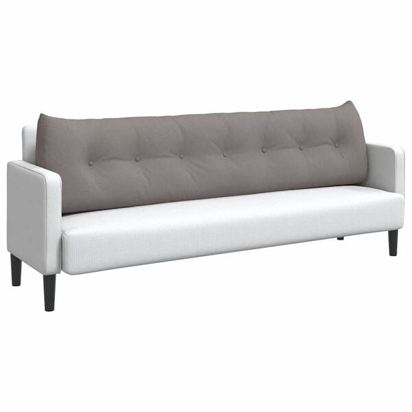 vidaXL Cuscino per Schiena Talpa 200 x 24 x 50 cm Tessuto