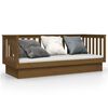 vidaXL Dormeuse Marrone Ambra 75x190 cm in Legno Massello di Pino