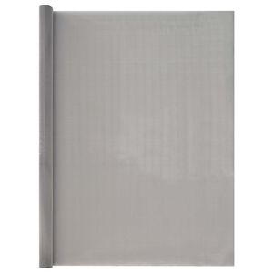 vidaXL Rete per schermatura 100 x 1000 cm 120 Mesh Argento
