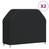vidaXL Coperture per Barbecue 2 pz 140x58x106 cm 420D Tessuto Oxford