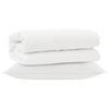 vidaXL Set di Piumoni con cuscino 2 pz Bianco Microfibra