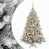 vidaXL Albero di Natale artificiale con palline 150 cm 150 LED