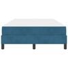 vidaXL Letto a molle con materasso Blu Scuro 120 x 190 cm Tessuto