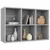 vidaXL Libreria/Credenza Grigio Sonoma 66x30x98 cm Legno Multistrato
