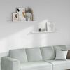 vidaXL Scaffale da parete 2 pcs Marmo Bianco 100 x 9 x 3 cm