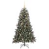 vidaXL Albero di Natale artificiale con 150 LED Verde 150 cm