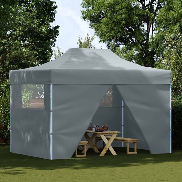 vidaXL Tenda Party Antracite 291 x 431 x 315 cm Tessuto Oxford