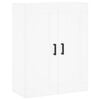 vidaXL Mobile a Parete Bianco 69,5x34,90 cm in Legno Multistrato