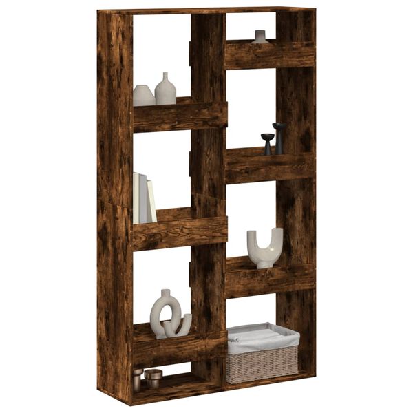 vidaXL Divisorio Rovere Fumo 100x33x175 cm in Truciolato