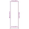 vidaXL Zerbino Antracite 115x400 cm