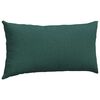 vidaXL Cuscini da Divano 2 pcs Verde Scuro 80 x 40 cm Tessuto