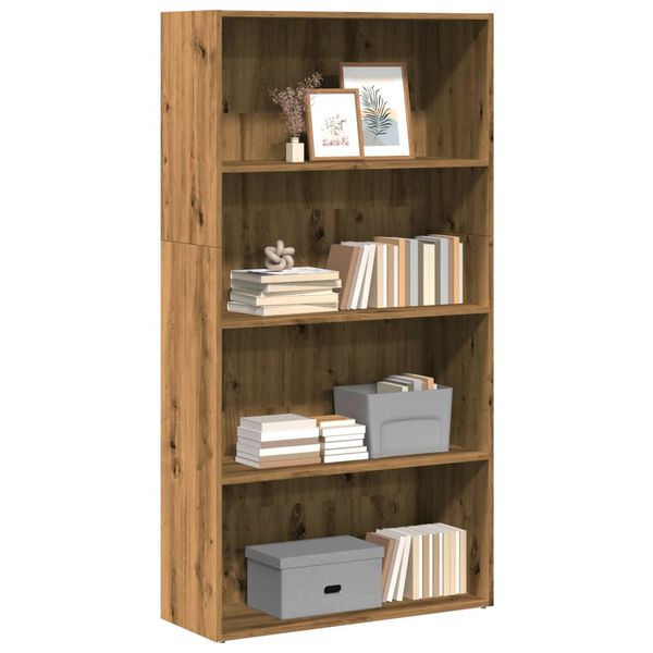 vidaXL Libreria Rovere Artigianale 80x30x152 cm in Legno Multistrato