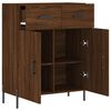 vidaXL Credenza Rovere Marrone 69,5x34x90 cm in Legno Multistrato