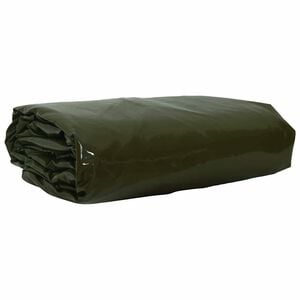 vidaXL Telo 650g / m&sup2; Verde oliva 3 x 3 m Tela con rivestimento in PVC