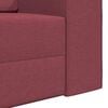vidaXL Divano letto 200cm Rosso Vino Tessuto