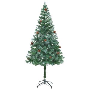 vidaXL Albero di Natale Artificiale con Pigne 180 cm