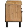 vidaXL Mobile Porta TV Marrone 100x33x46 cm in Legno Massello di Mango