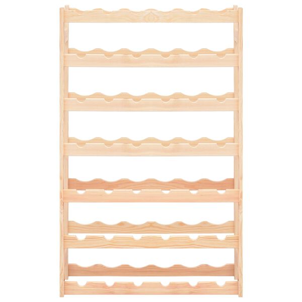 vidaXL Portavini da 42 Bottiglie in Legno di Pino