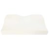 vidaXL Cuscino cervicale Bianco Schiuma Memory 59 x 34,5 x 12 cm
