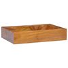 vidaXL Lavabo in Legno Massello di Teak 50x35x10 cm