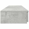 vidaXL Cassetti per letto Grigio cemento 160 x 36,5 x 16,5 cm