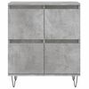 vidaXL Credenza Grigio Cemento 60x35x70 cm in Legno Multistrato