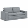 vidaXL Divano Grigio chiaro 182 x 80 x 82 cm Tessuto