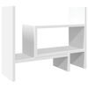 vidaXL Organizer da Scrivania Bianco 38,5x17x39 cm Legno Multistrato