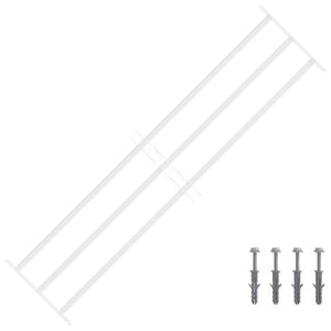 vidaXL Griglia di Sicurezza per Finestra con 3 Traversine 3 pcs