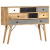 vidaXL Credenza 110x30x82 cm in Legno Massello di Mango