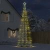 vidaXL Albero di Natale a LED 1534 LED Bianco Caldo 500 cm