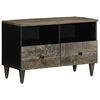 vidaXL Mobile Porta TV Grigio Chiaro 70x33,5x46 cm in Legno Mango