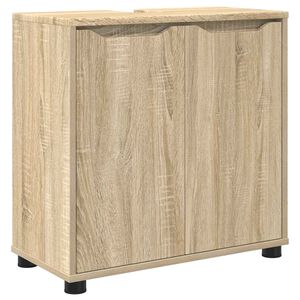 vidaXL Mobile per lavabo da bagno Rovere Sonoma 60 x 30 x 60 cm