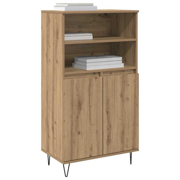 vidaXL Credenza Marrone 60 x 36 x 110 cm Legno multistrato