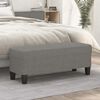 vidaXL Panca Grigio Scuro 100x35x41 cm in Tessuto